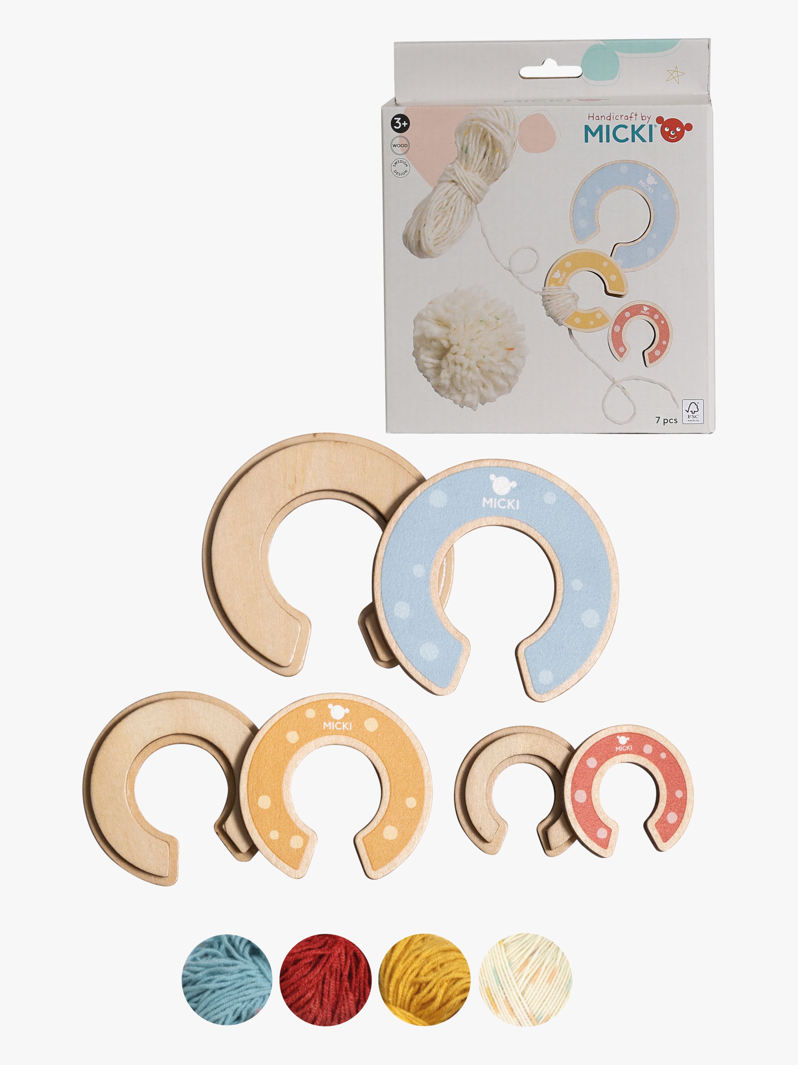 Micki Dusk 3-pakk i Tre - DIY & Hobbysett - Tre