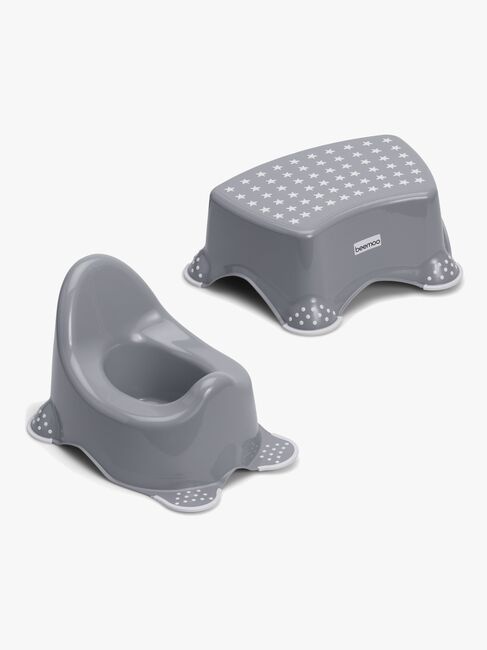 Beemoo CARE Anti-Slip Potte og Krakk, Grå