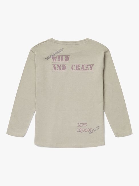 Luca & Lola Piero Langermet T-Skjorte, Khaki