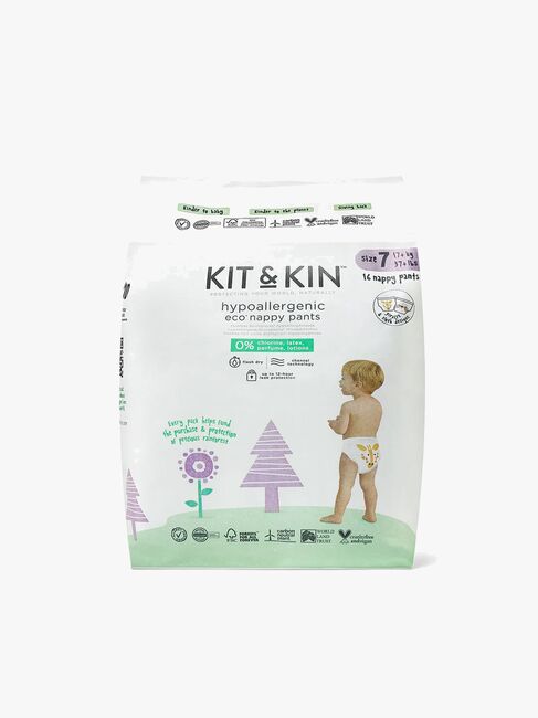 Kit & Kin Eco Bleiebukser Str 7 17+ kg 16-Pakk