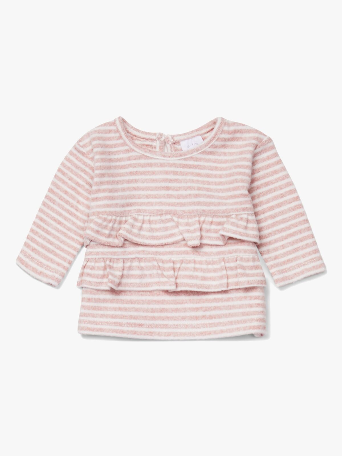 Luca & Lola Asia Genser Baby, Pink Stripes