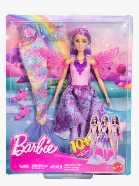 Barbie Fantasy Dress Up Dukke Lilla Hår