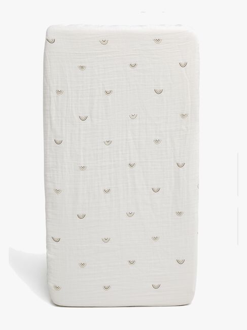 Alice & Fox AVIVA Stretchlaken Vugge 40x90, Hvit