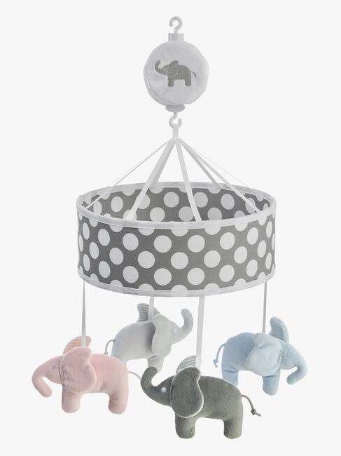 Rätt Start Uro m/ Musikk Elefant, Grå