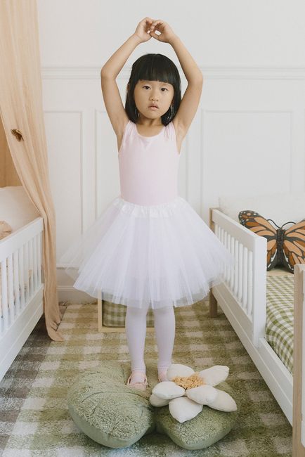 Lorena Canals Vaskbar Vichy Gulvteppe 150x180 cm, Matcha