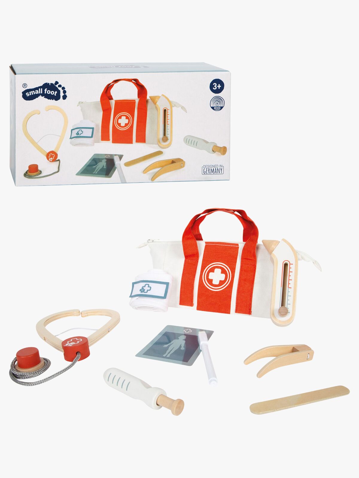 Small Foot Doktorveske, Rød