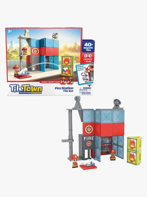 Tile Town Brannstasjon Magnetsett 43 Brikker