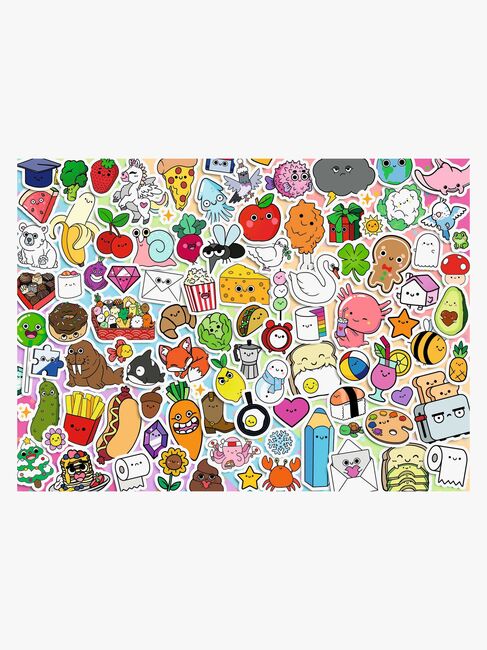 Ravensburger Puslespill Cute Kawaii Chaos 500 Brikker