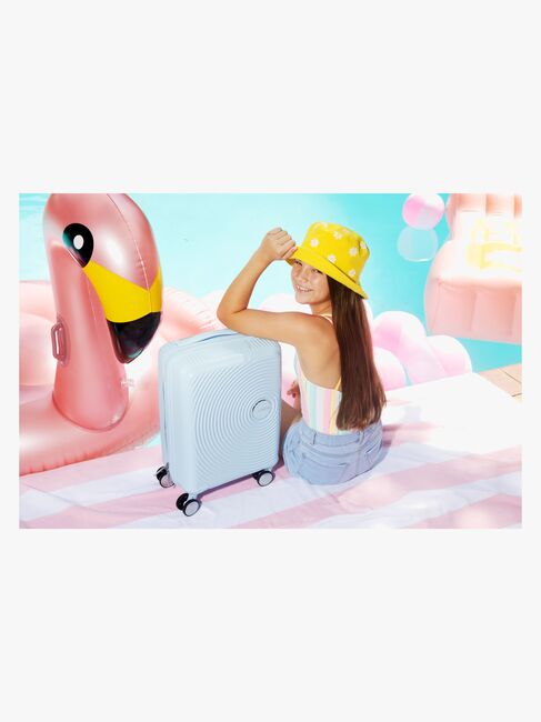 American Tourister Soundbox Mini Koffert 22L, Pastel Blue