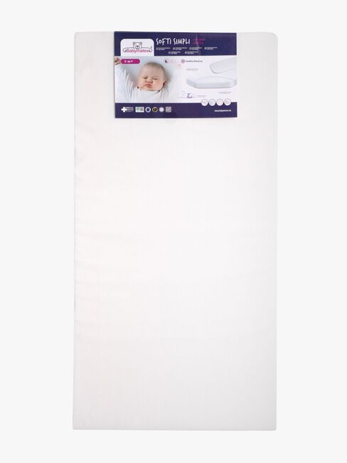 BabyMatex Softi Simpli Barnemadrass i skum 60 x 120 cm
