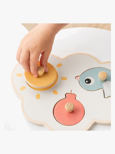 Done By Deer First Peg Happy Clouds Puslespill, Color mix