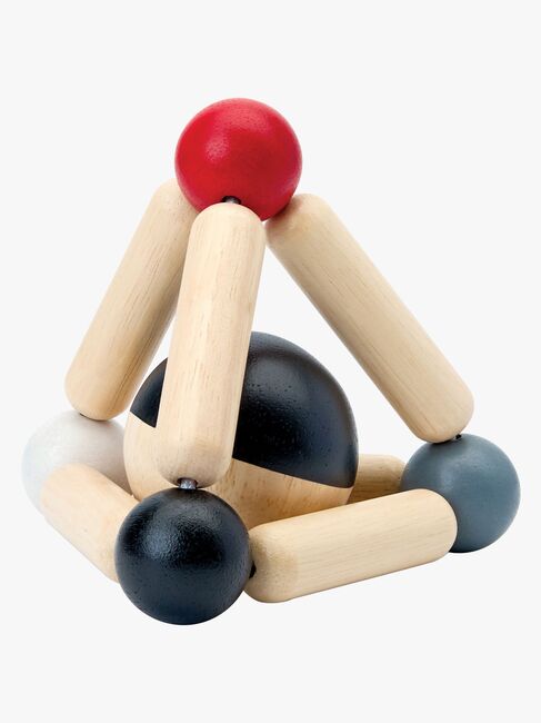 Plan Toys Triangle Clutching Motorisk Leke, High Contrast