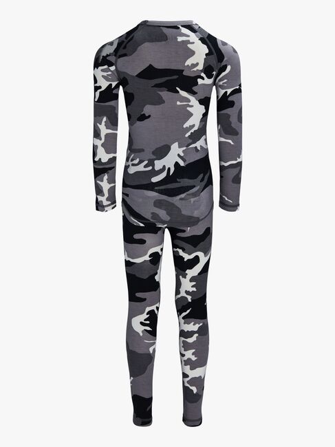 Nordbjørn Verbier Undertøy Bamboo, Camo Black