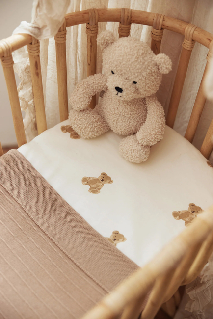 Jollein Stretchlaken 60x120, Teddy Bear
