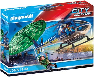 Playmobil 70569 City Action Politihelikopter Fallskjerm