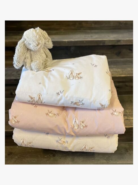 MiniDreams Sengesett Sprinkelseng 100x130 Bunny, Sandbrun