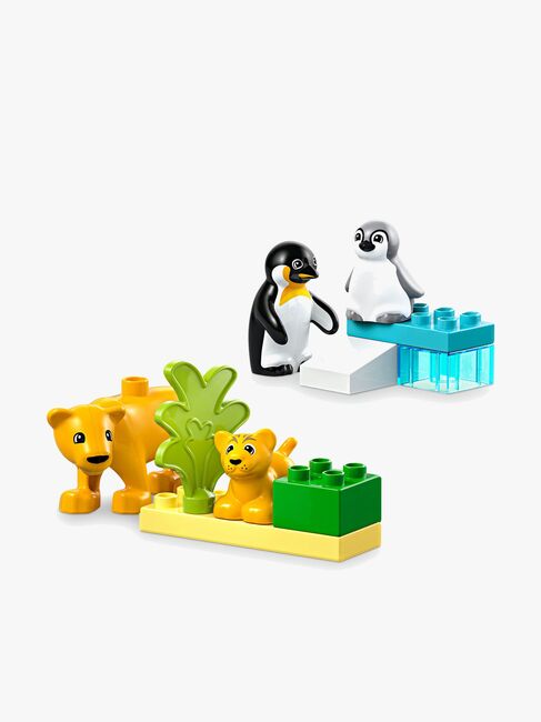 LEGO DUPLO Town 10442 Villdyrfamilier: Pingviner og løver