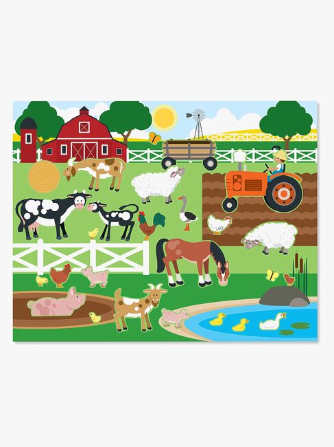 Melissa & Doug Gjenbrukbar Klistremerkebok Dyr