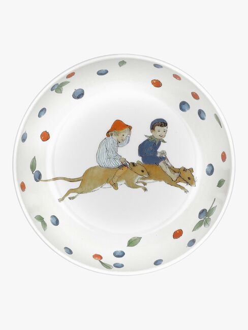 Elsa Beskow Puttes Eventyr I Blåbærskogen  Stor Skål