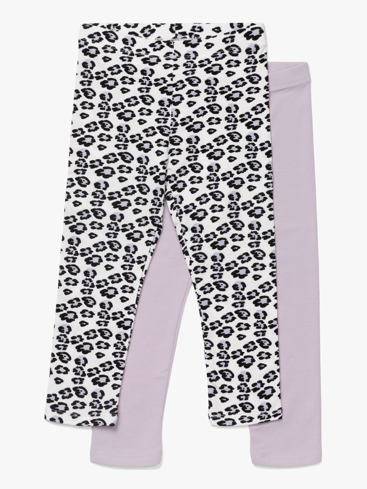 Luca & Lola Alberta ¾ Leggings 2-Pack, Purple/White