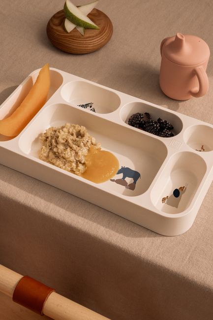 LIEWOOD Mosu Delt Tallerken, All together/Sandy