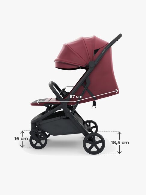 Kinderkraft NUBI 3 Sportsvogn, Dark Ruby