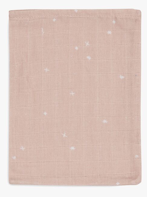 Jollein Vaskekluter Twinkling Musselin 3-Pack, Wild Rose