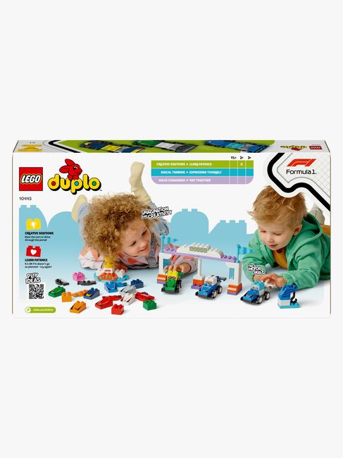 LEGO DUPLO Town 10445 F1 Team med racerbiler og sjåfører