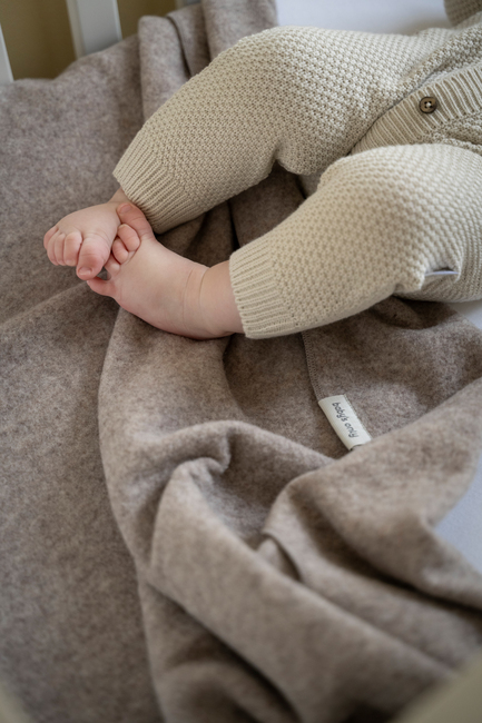 Baby's Only Cot Teppe Merinoull TOG 1, Brushed Sand