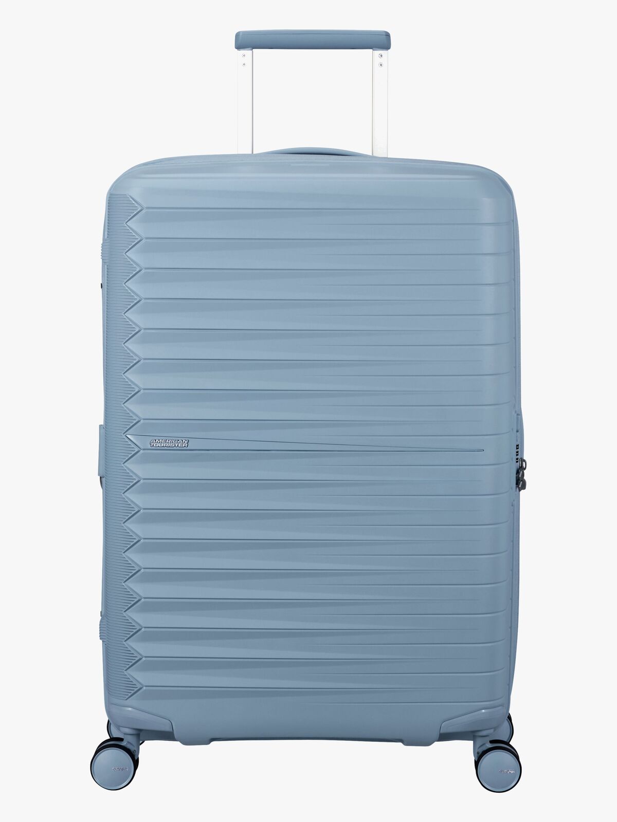 American Tourister FastForward Spinner Koffert 67-77L, Steel Blue