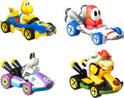 Hot Wheels Mario Kart Die-Cast Biler 4-pack #2
