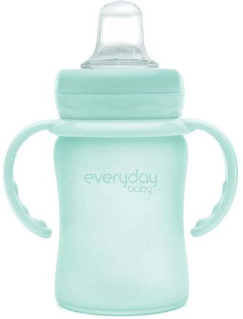 Everyday Baby Barnekopp i Glass m. Drikketut150ml, Green