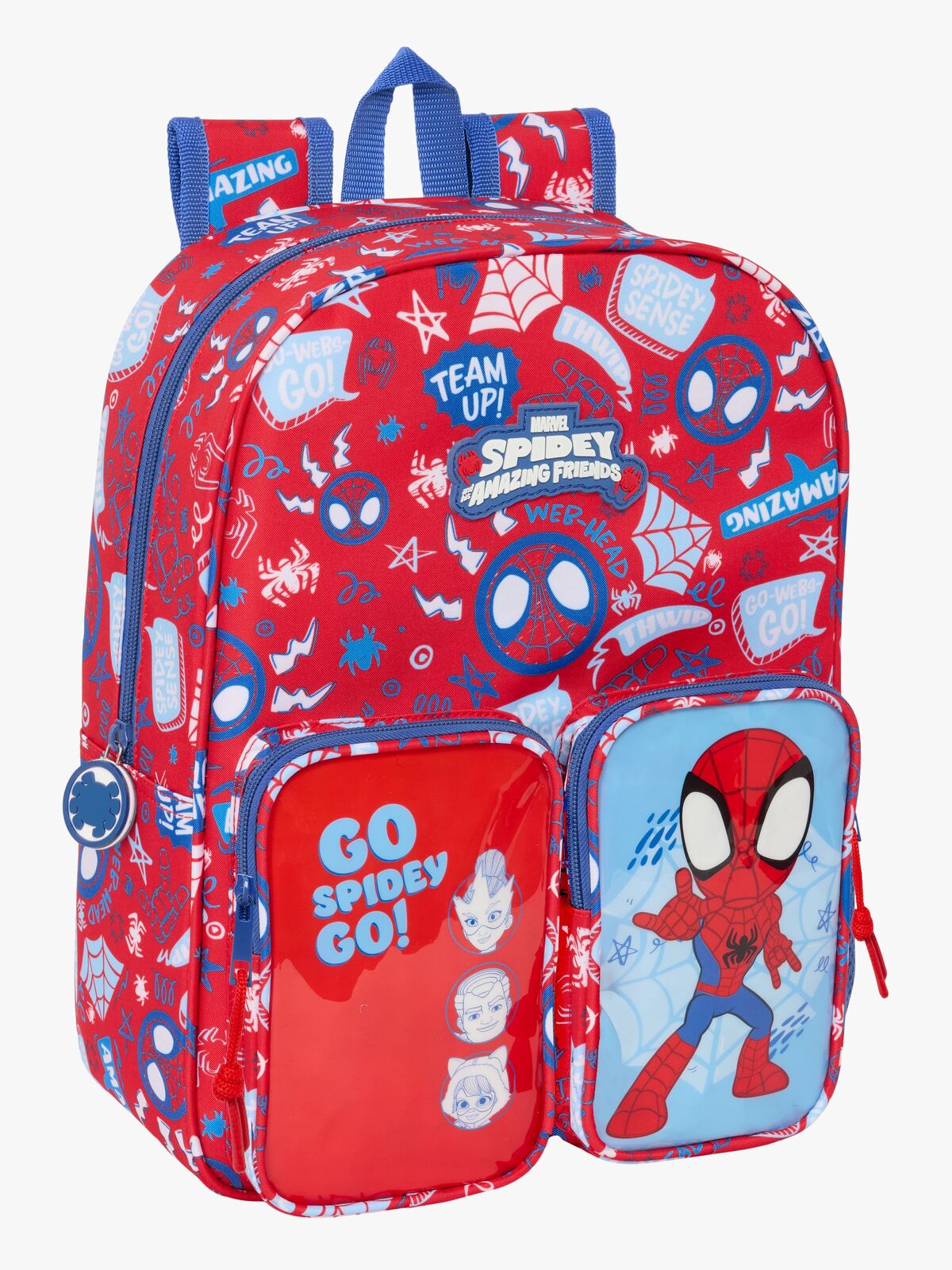 Marvel Spidey Small Ryggsekk 10L, Rød/lyseblå