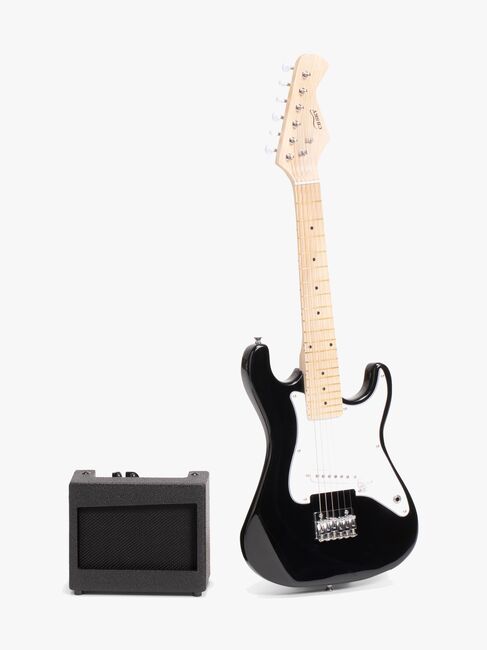 Cloudberry Castle El-gitar med Forsterker 80 cm, Svart