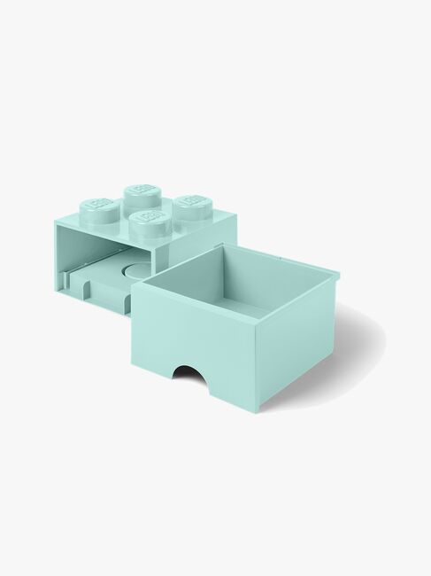 LEGO Oppbevaringsboks med Skuff 4, Turkis
