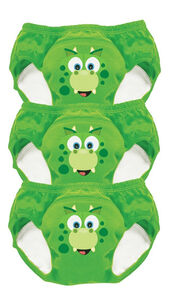My Carry Potty Dinosaur Pottetreningsbukser 3-pack, Grønn