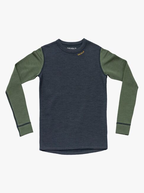 Devold Expedition Merino Undertrøye Jr, Night/Forest
