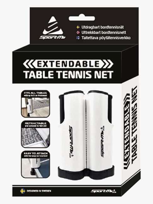 SportMe Bordtennisnett Uttrekkbar