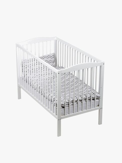 JLY MAJA Dream Sprinkelseng med BabyMatex Softi Madrass 60x120, Hvit