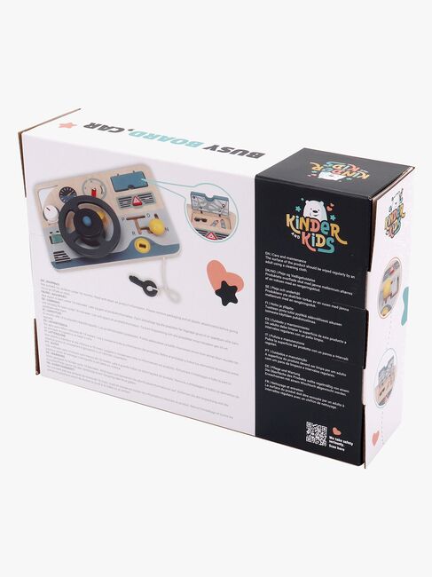 Kinder and Kids Montessori Aktivitetstavle Bil