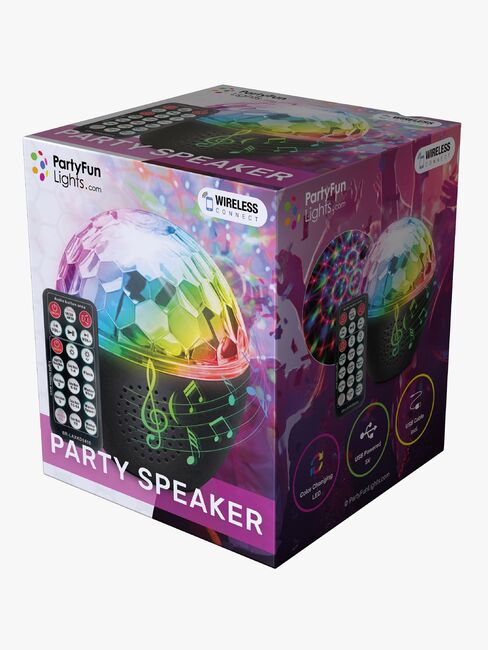PartyFunLights Bluetooth Høyttaler & Party Lampe