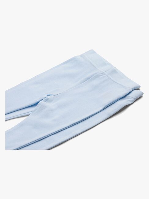 Tiny Treasure Lexi Leggings 2-Pack, Baby Blue