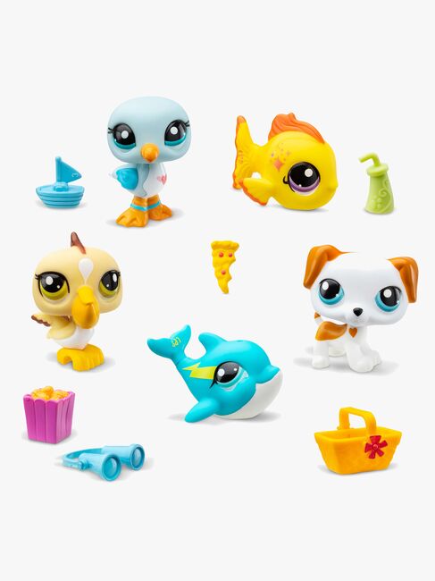 Littlest Pet Shop Beach Besties Figursett 5-Pack