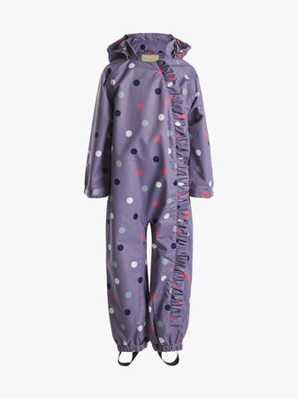 Petite Chérie Atelier Lily Skalldress, Dots Lavender Gray