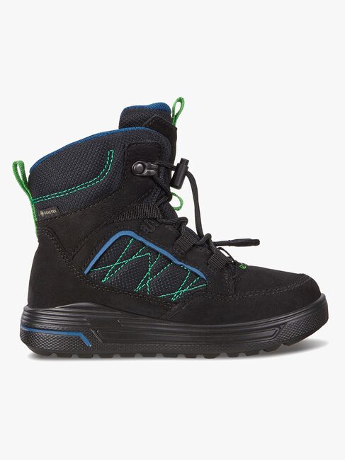 ECCO Urban Snowboarder Sko, Black/Poseidon