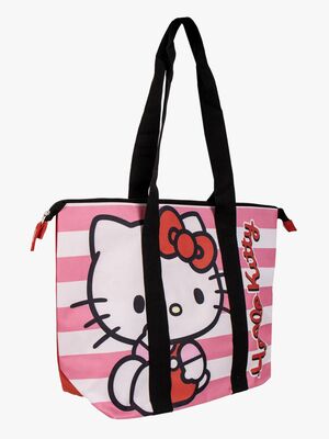 Hello Kitty Strandveske, Rosa/Hvit