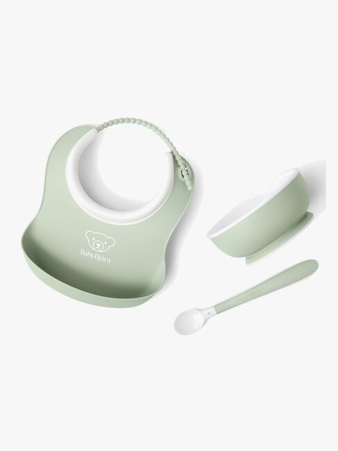 BabyBjörn Matsett 3 Deler, Blekgrønn
