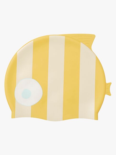 SUNNYLiFE Badehette, Finn the Fish Mustard Stripe