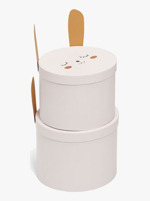 Alice & Fox Oppbevaringsbokser 2-pack Kanin, Rosa