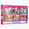 Trefl Disney Princess Puslespill 3x80 Brikker